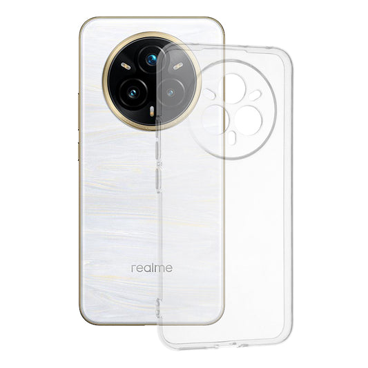 Deksel for Realme 14 Pro+, Techsuit, Klar, Transparent