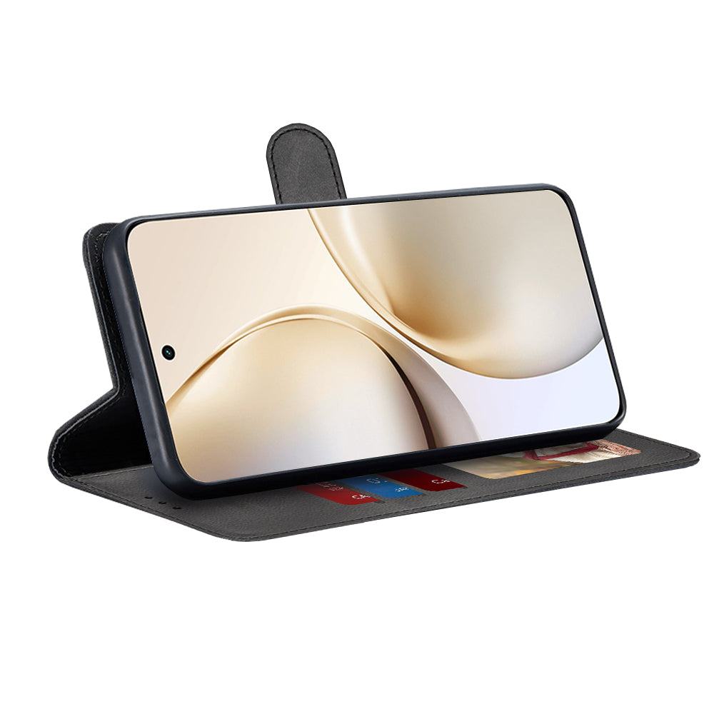 Deksel for Realme 14 Pro+, Techsuit, Diary Book, Svart