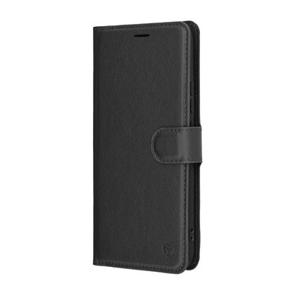 Deksel for Realme 14 Pro+, Techsuit, Leather Folio, Svart