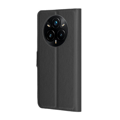 Deksel for Realme 14 Pro+, Techsuit, Leather Folio, Svart