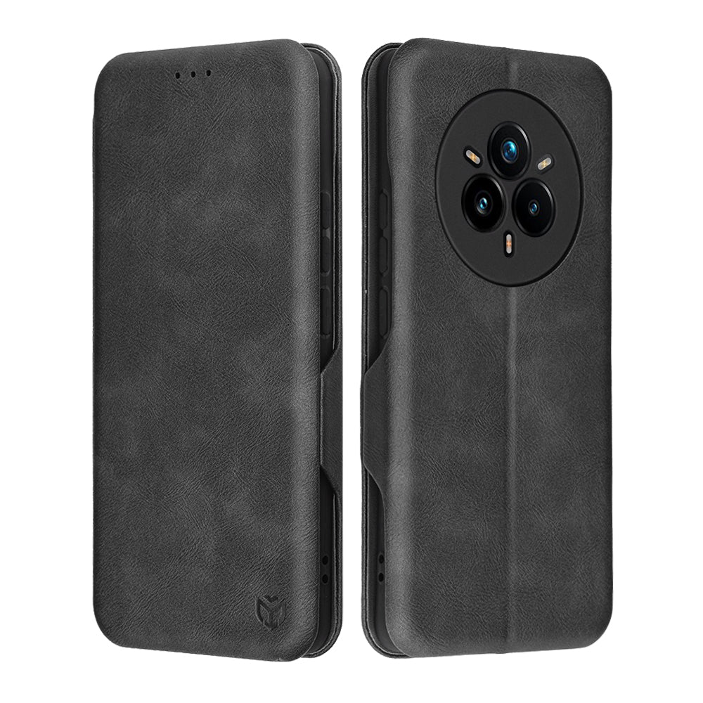 Deksel for Realme 14 Pro+, Techsuit, Safe Wallet Plus, Svart