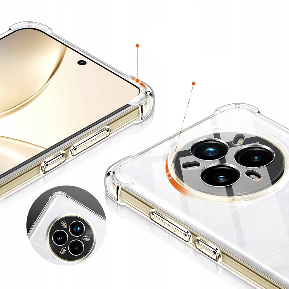 Deksel for Realme 14 Pro+, Techsuit, Støtsikker Klar, Transparent