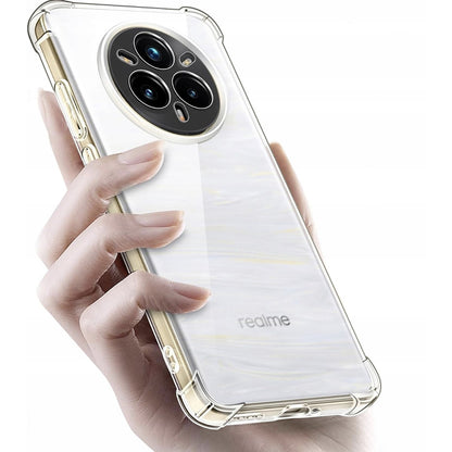 Deksel for Realme 14 Pro+, Techsuit, Støtsikker Klar, Transparent