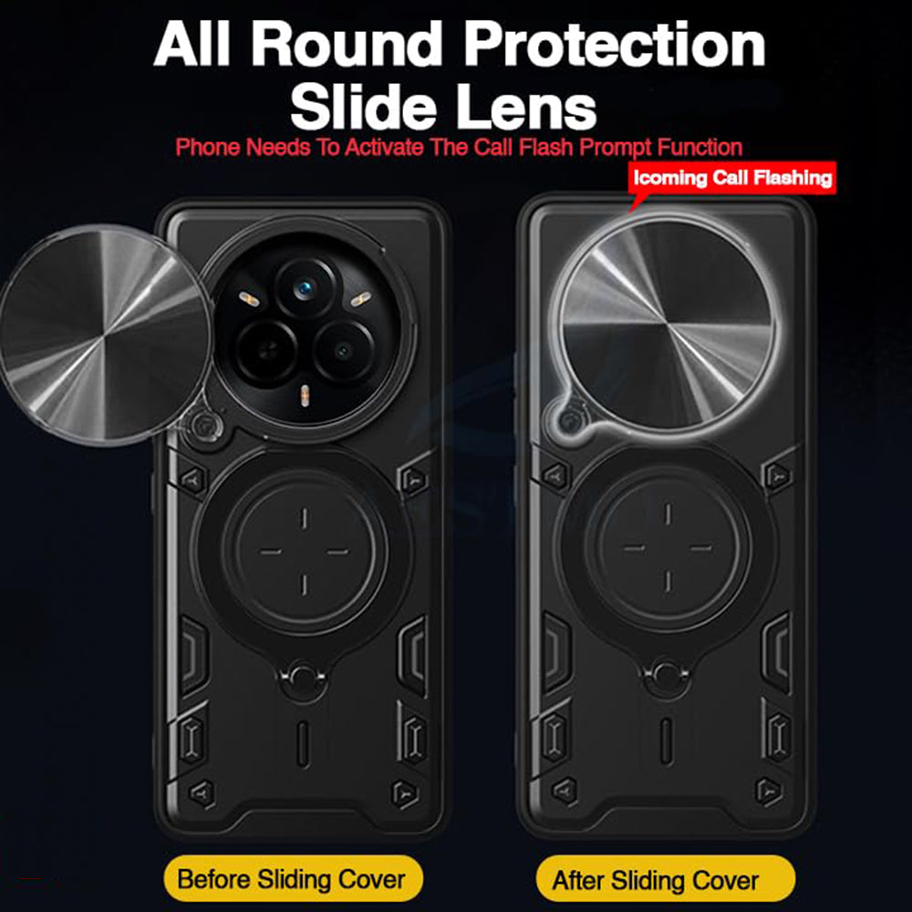 Deksel til Realme 14 Pro, Techsuit, CamGuard Pro, Svart