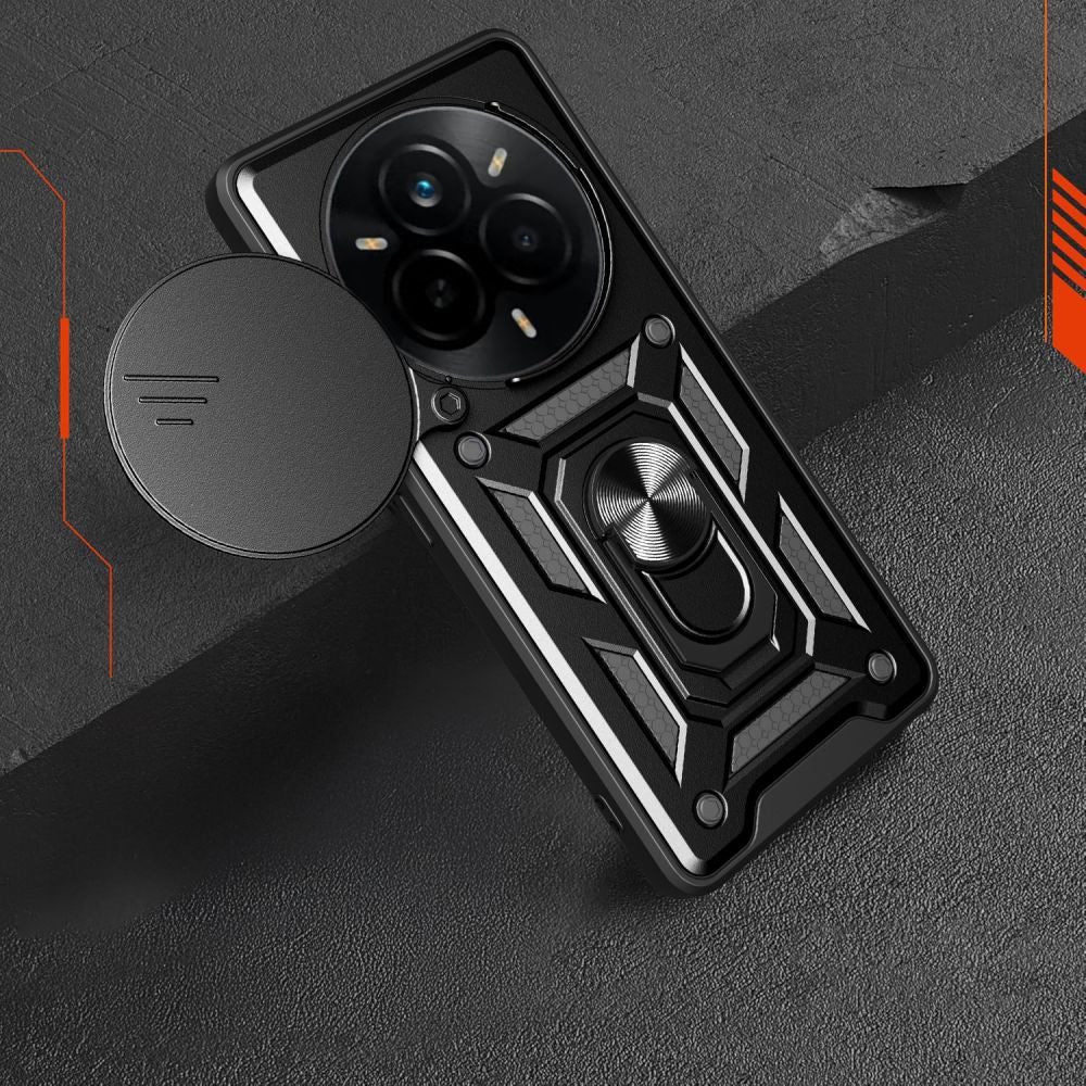 Deksel til Realme 14 Pro, Techsuit, CamShield, Svart