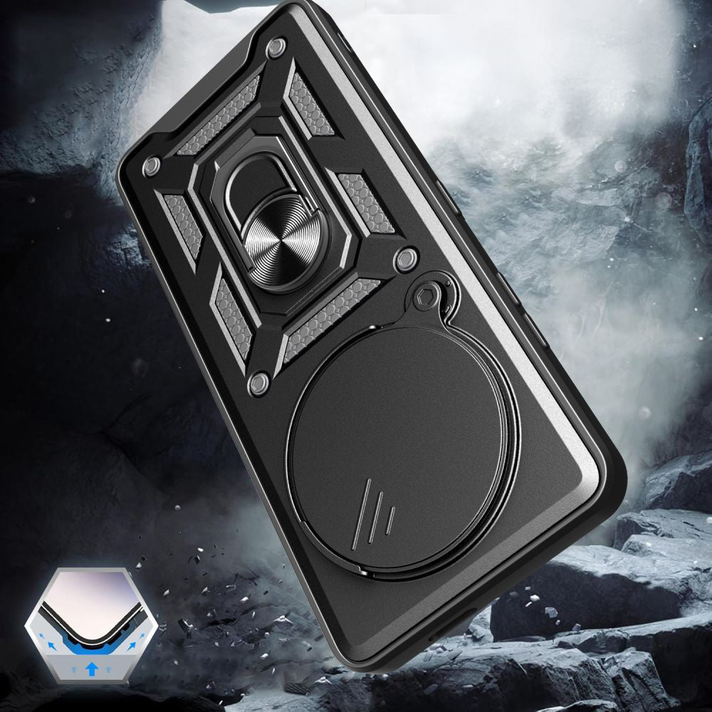 Deksel til Realme 14 Pro, Techsuit, CamShield, Svart