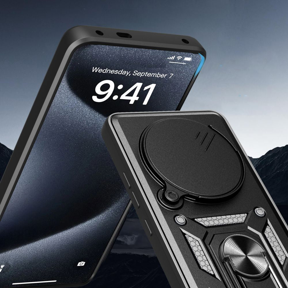 Deksel til Realme 14 Pro, Techsuit, CamShield, Svart