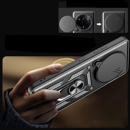 Deksel til Realme 14 Pro, Techsuit, CamShield, Svart