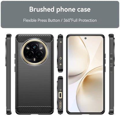 Deksel til Realme 14 Pro, Techsuit, Karbon, Svart