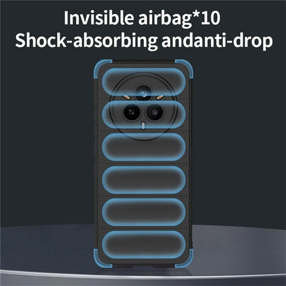 Deksel for Realme 14 Pro, Techsuit, Magic Shield, Svart