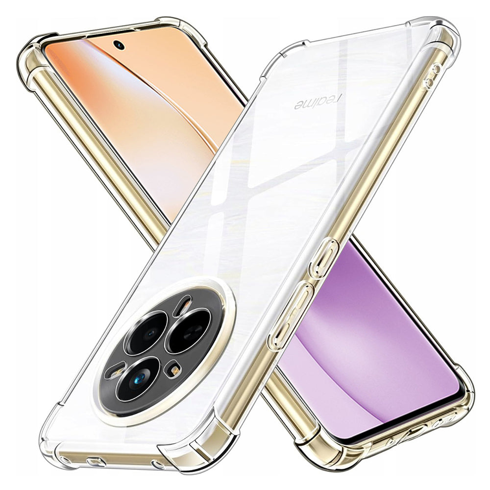 Deksel for Realme 14 Pro, Techsuit, Støtsikker Klar, Transparent