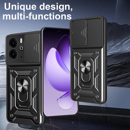Deksel for Realme 14T / 14, Techsuit, CamShield, Svart