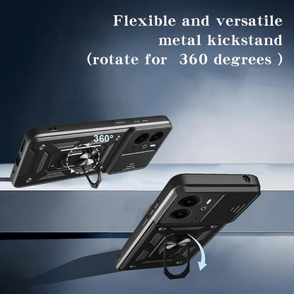 Deksel for Realme 14T / 14, Techsuit, CamShield, Svart