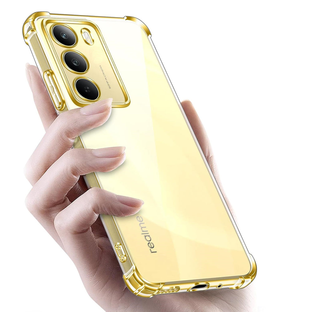 Deksel for Realme 14x, Techsuit, Støtsikker Klar, Transparent