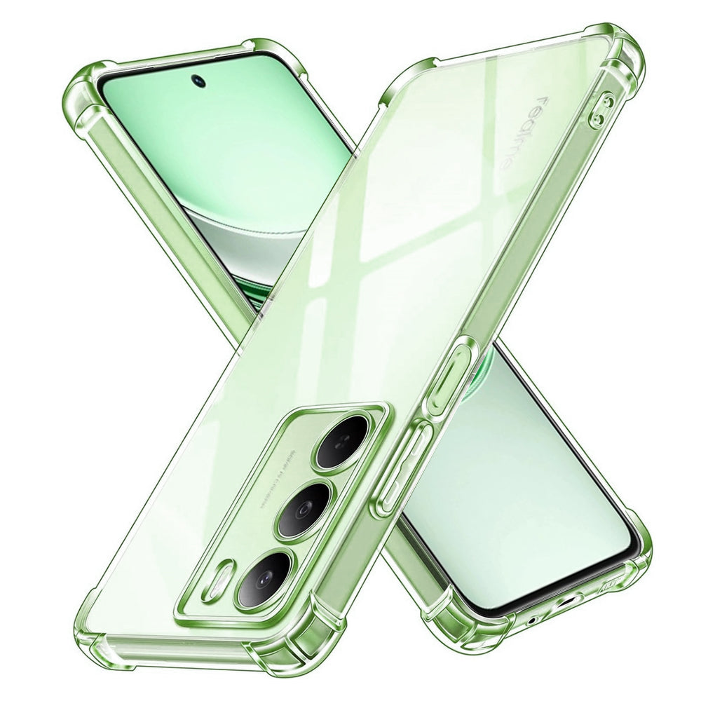 Deksel for Realme 14x, Techsuit, Støtsikker Klar, Transparent