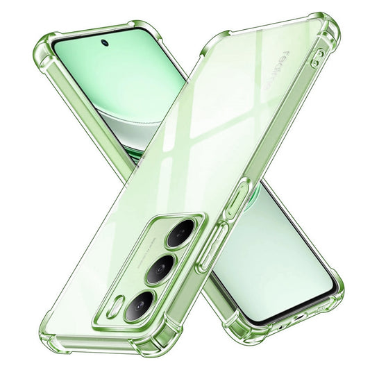 Deksel for Realme 14x, Techsuit, Støtsikker Klar, Transparent