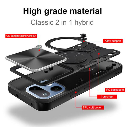 Deksel til Realme 16 Pro+, Techsuit, CamGuard Pro, Svart