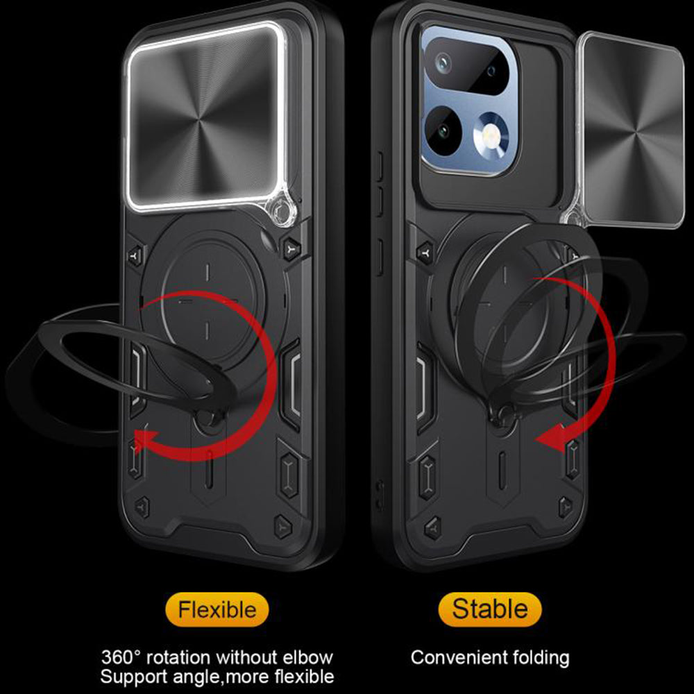 Deksel til Realme 16 Pro+, Techsuit, CamGuard Pro, Svart