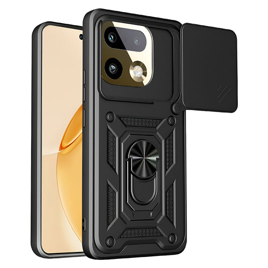 Deksel for Realme 16 Pro+, Techsuit, CamShield, Svart