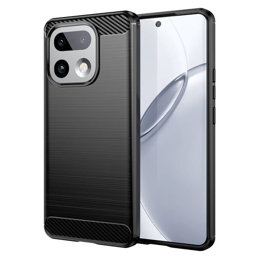 Deksel for Realme 16 Pro+, Techsuit, Karbon, Svart