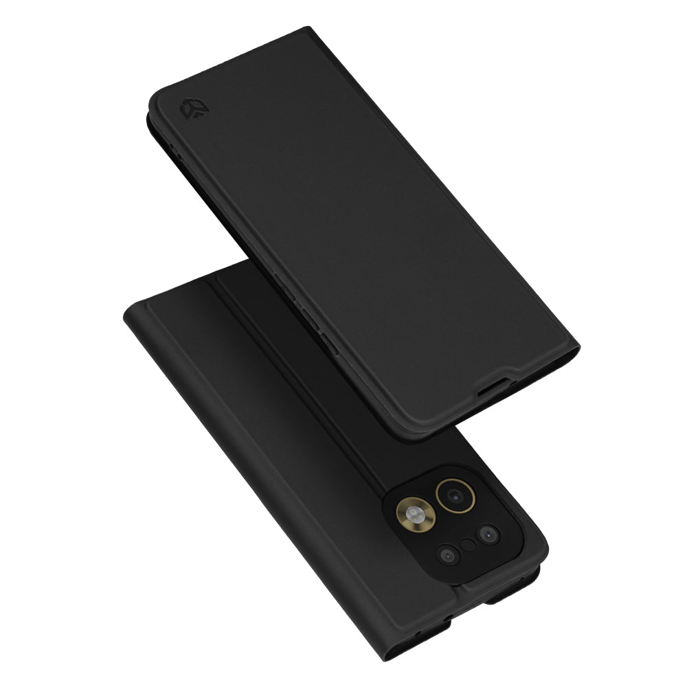 Deksel for Realme 16 Pro+, Techsuit, Magskin Book, Svart