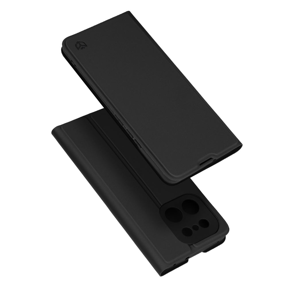 Deksel for Realme 16 Pro+, Techsuit, Magskin Book, Svart