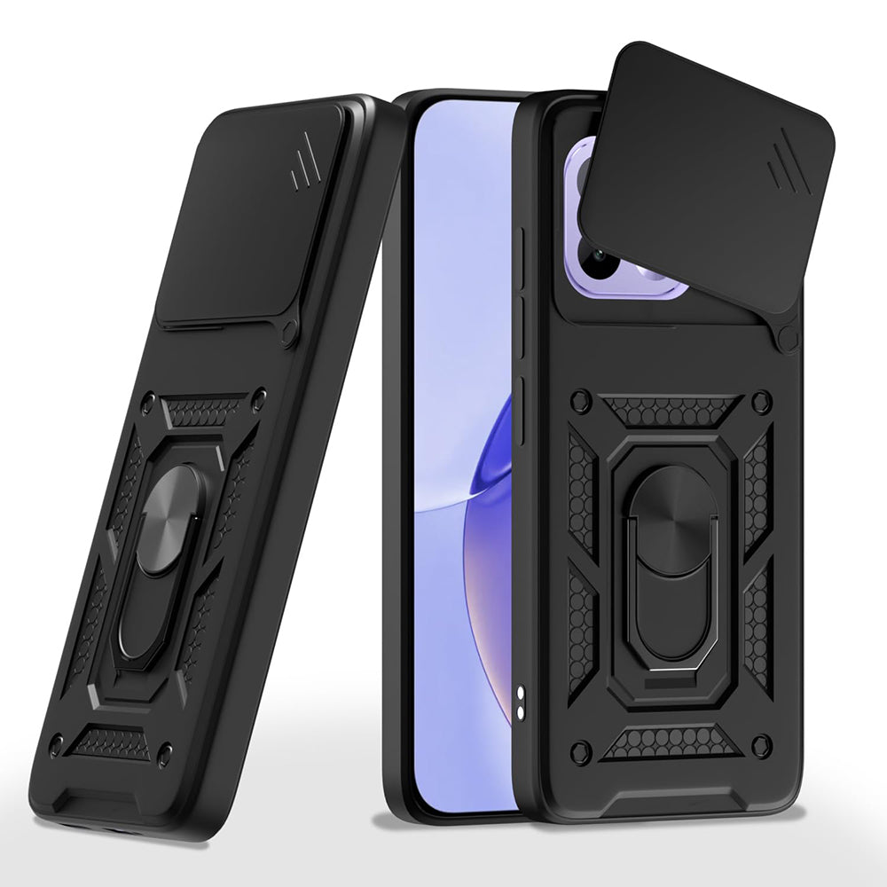 Deksel for Realme 16 Pro, Techsuit, CamShield, Svart