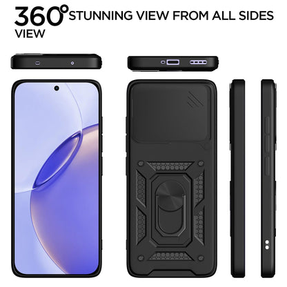 Deksel for Realme 16 Pro, Techsuit, CamShield, Svart