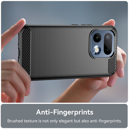 Deksel for Realme 16 Pro, Techsuit, Karbon, Svart