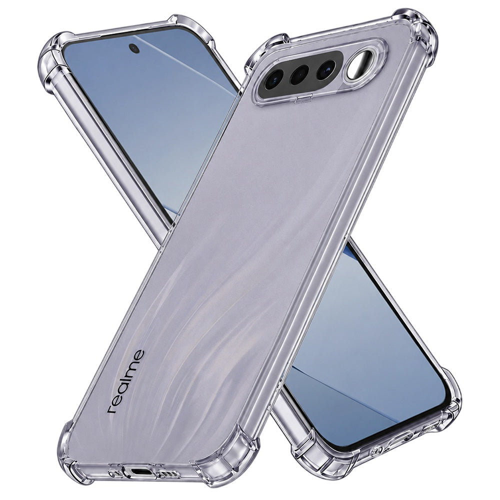 Deksel for Realme 16, Techsuit, Støtsikker Klar, Røykfarget