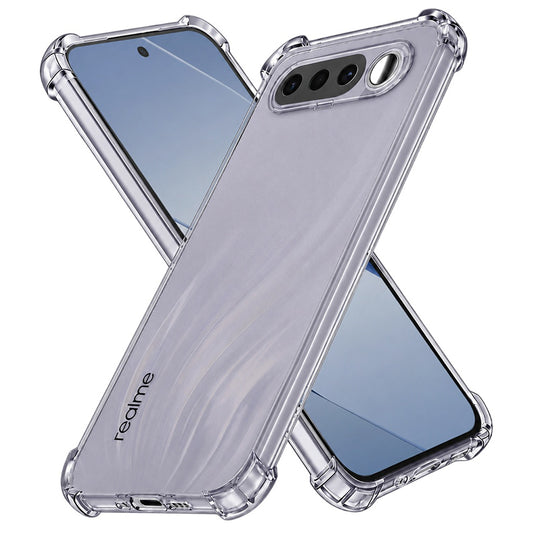 Deksel for Realme 16, Techsuit, Støtsikker Klar, Røykfarget