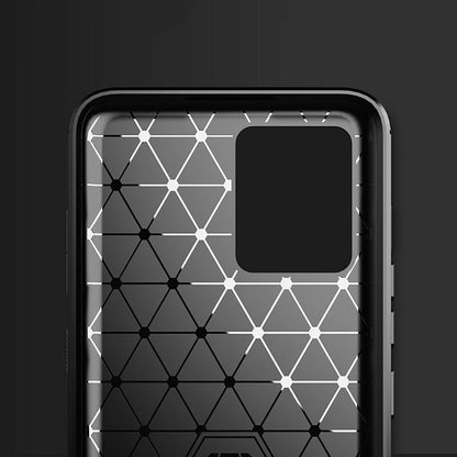 Deksel for Realme 8 Pro / 8, Techsuit, Karbon, Svart