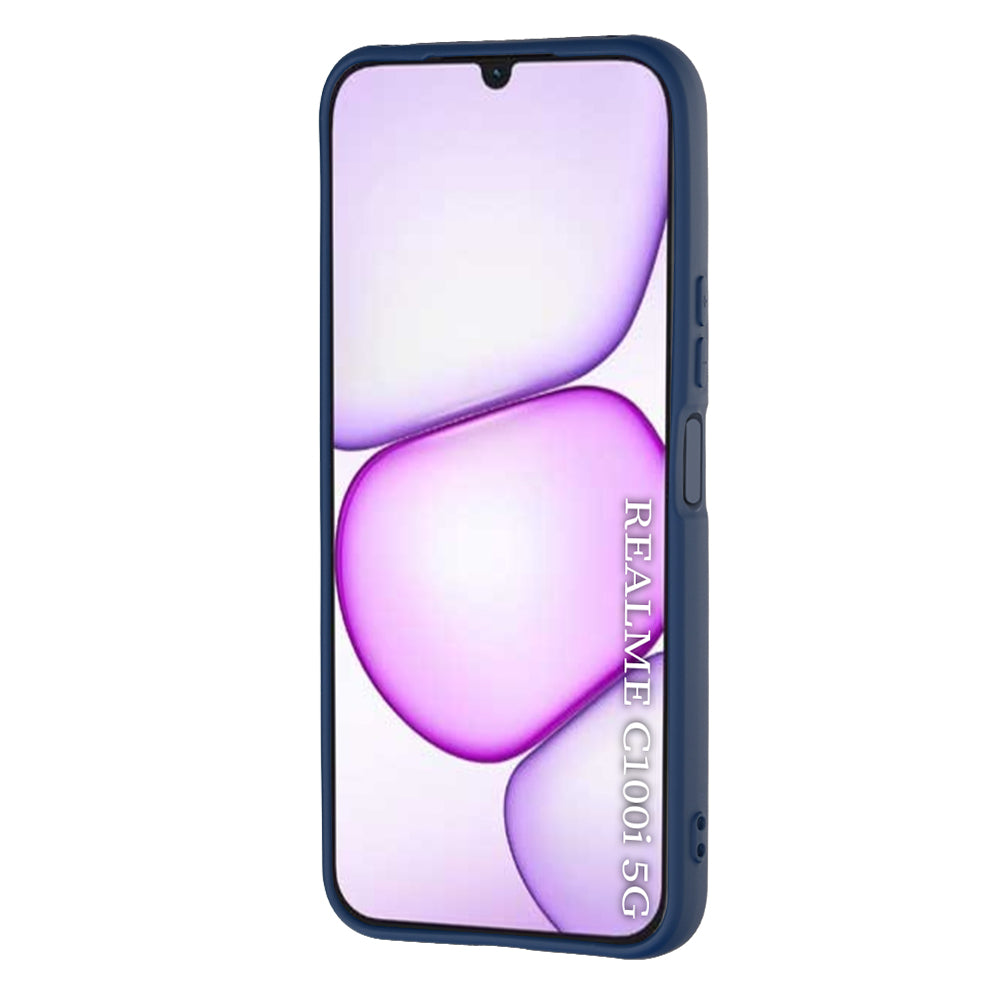 Deksel til Realme C100 5G, Techsuit, SoftFlex, Marineblå