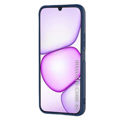 Deksel til Realme C100 5G, Techsuit, SoftFlex, Marineblå