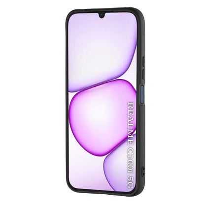 Deksel for Realme C100 5G, Techsuit, SoftFlex, Svart
