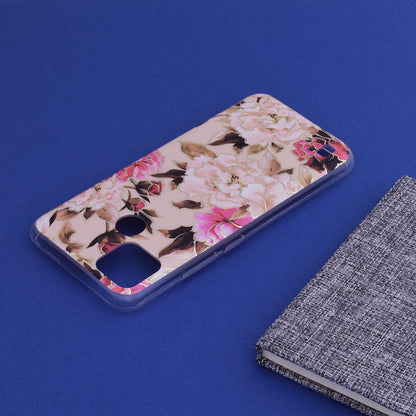 Deksel for Realme C21Y / C25Y, Techsuit, Marble, Beige