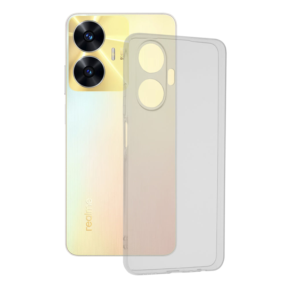Deksel for Realme C55, Techsuit, Klar, Transparent