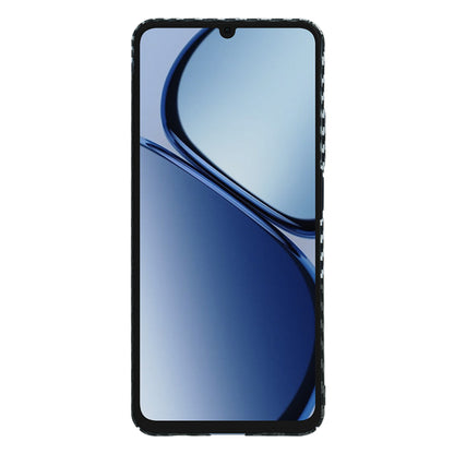 Deksel for Realme C63 / C61, Techsuit, Carbonite FiberShell, Svart Grå