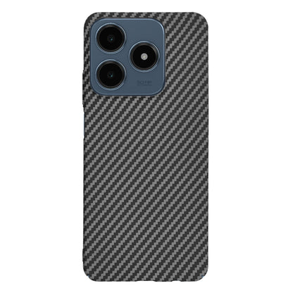 Deksel til Realme C63 / C61, Techsuit, Carbonite FiberShell, Svart