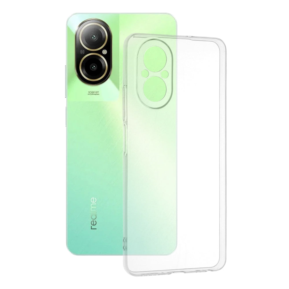 Deksel for Realme C67 4G, Techsuit, Klar, Transparent