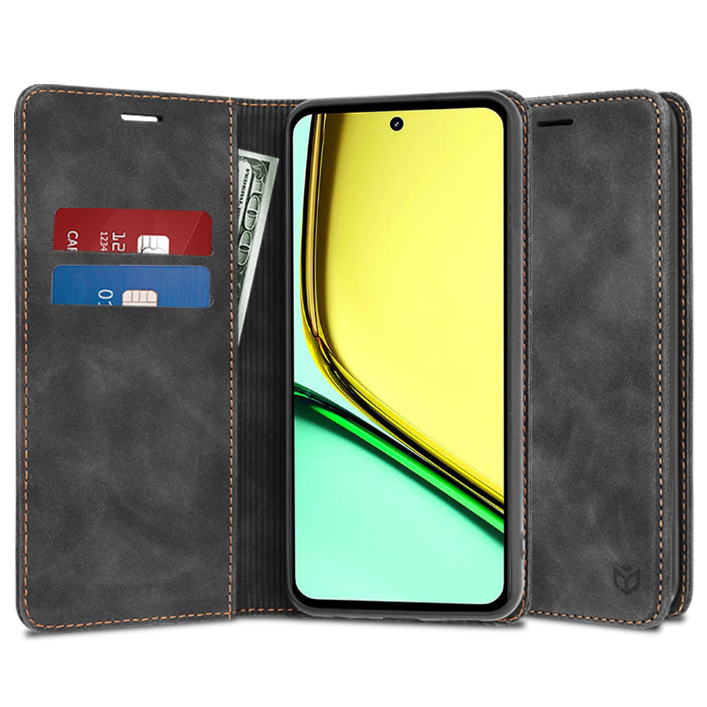 Deksel for Realme C67 4G, Techsuit, Confy, Svart