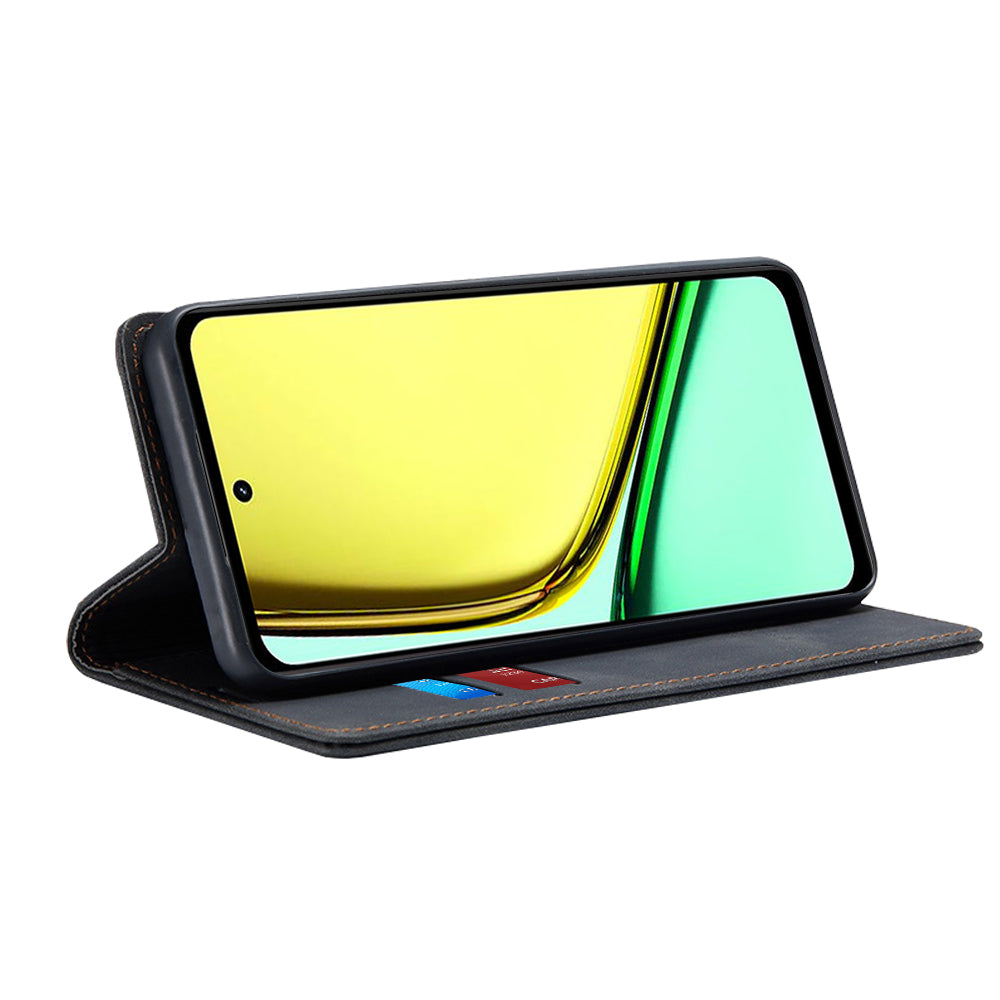 Deksel for Realme C67 4G, Techsuit, Confy, Svart