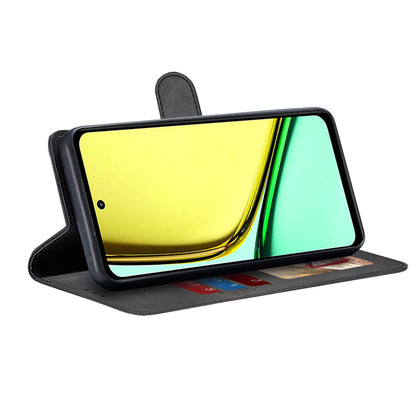 Deksel for Realme C67 4G, Techsuit, Diary Book, Svart