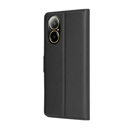 Deksel for Realme C67 4G, Techsuit, Leather Folio, Svart
