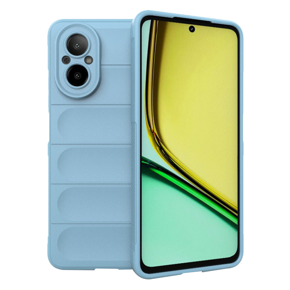 Deksel for Realme C67 4G, Techsuit, Magic Shield, Blå