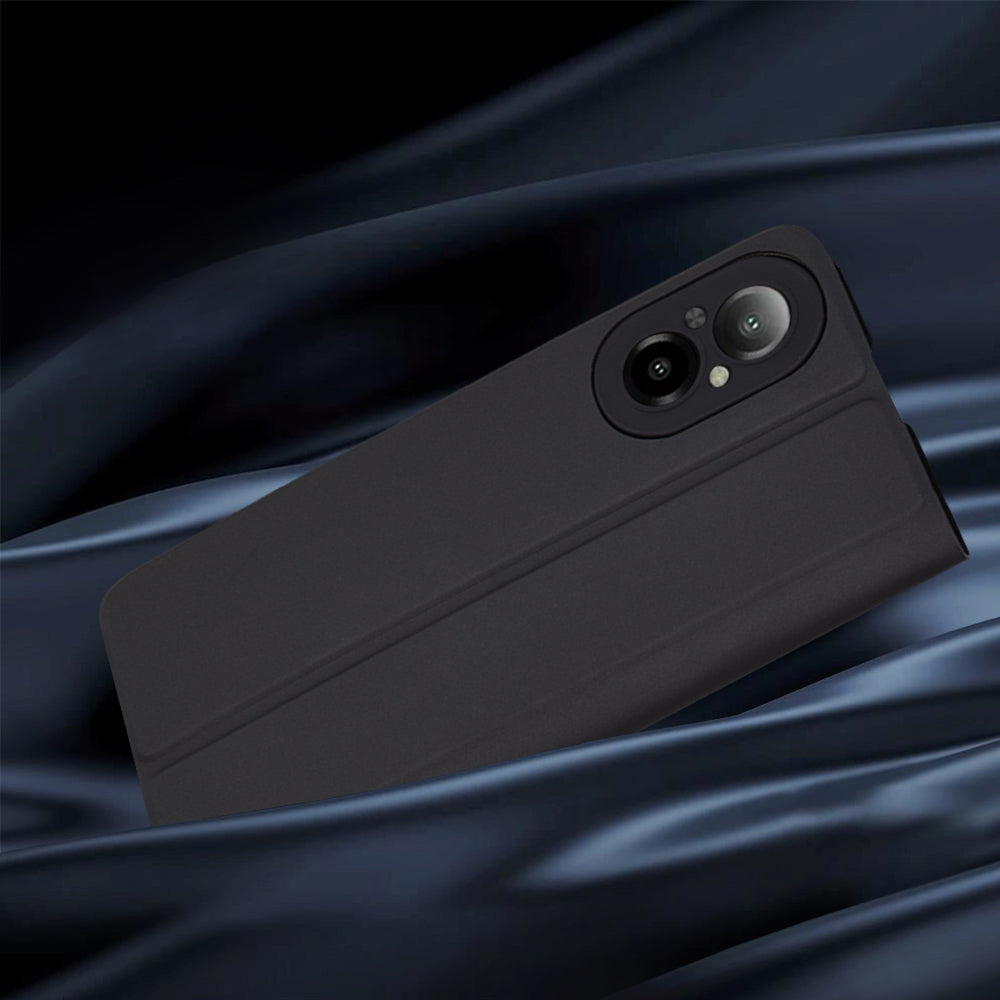 Deksel til Realme C67 4G, Techsuit, Magskin Book, Svart
