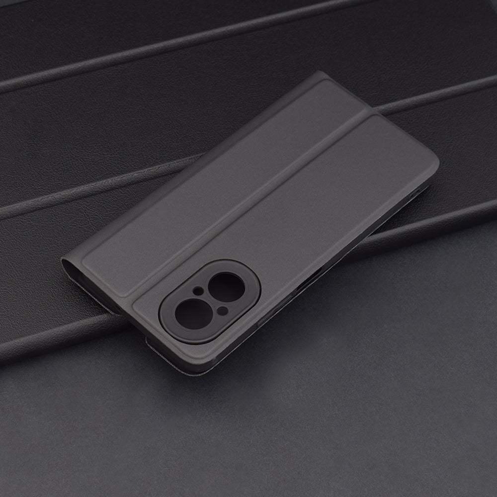 Deksel til Realme C67 4G, Techsuit, Magskin Book, Svart