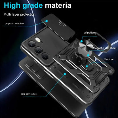 Deksel til Realme C75 5G / 14x, Techsuit, CamShield, Svart