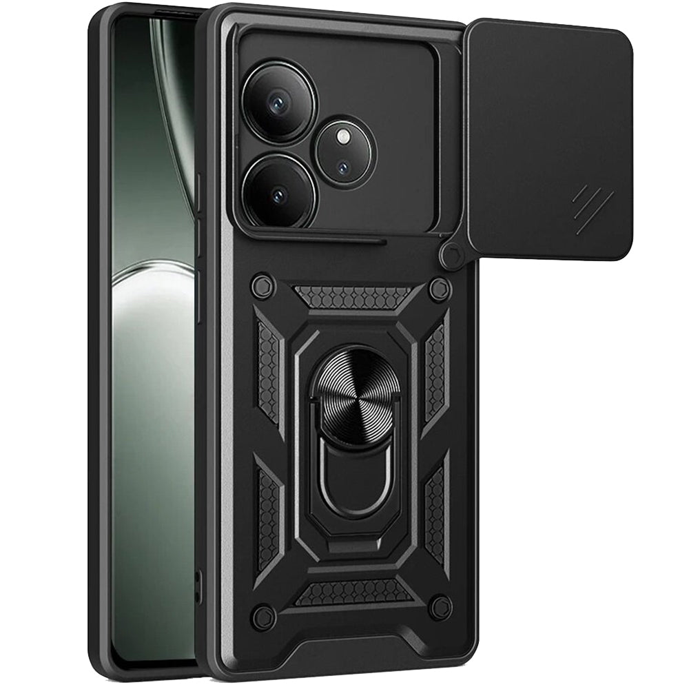 Deksel for Realme GT 6T / GT 6, Techsuit, CamShield, Svart