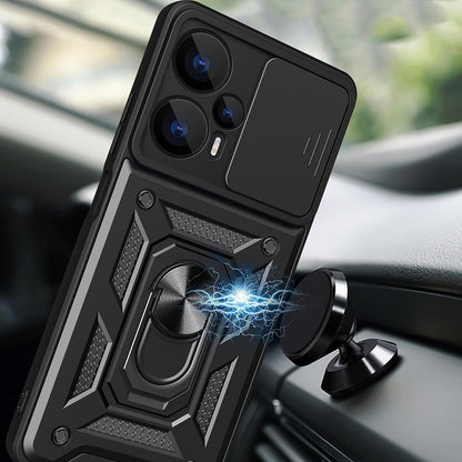 Deksel for Realme GT 6T / GT 6, Techsuit, CamShield, Svart
